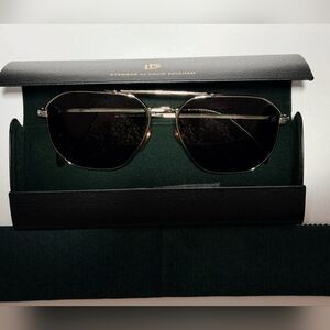 David Beckham Gold Metal Sunglasses Men